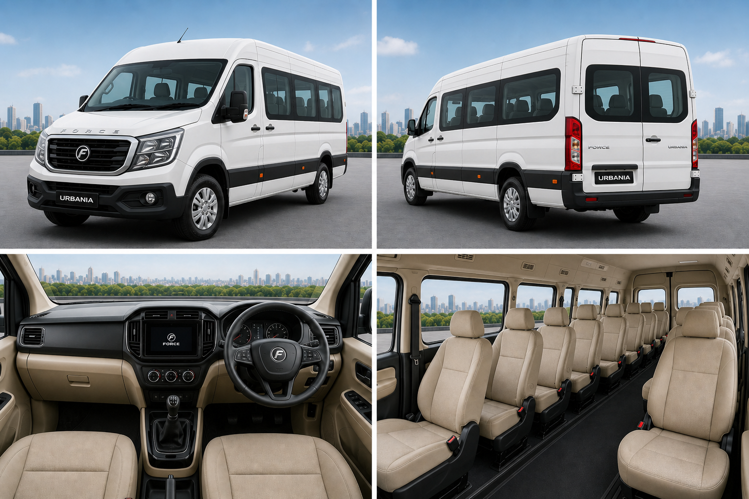 Force Urbania 12 Seater for Pathankot