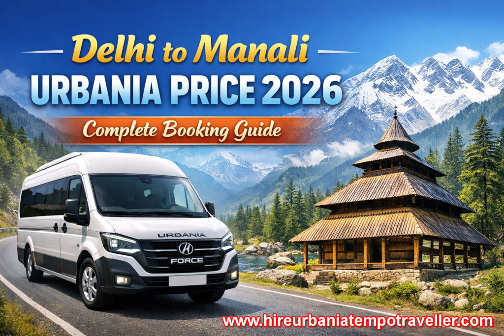 Delhi to Manali Urbania Price