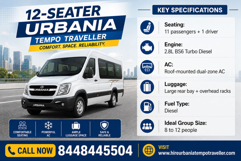 12 seater Urbania