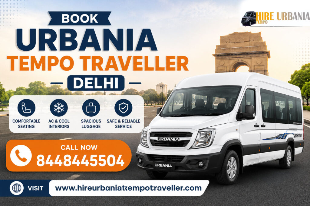 Book Urbania Tempo Traveller in Delhi