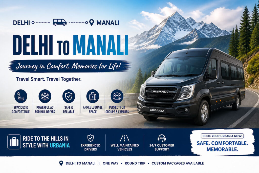 Delhi to Manali