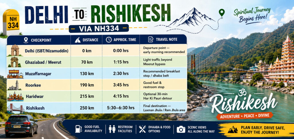 Delhi to Rishikesh 