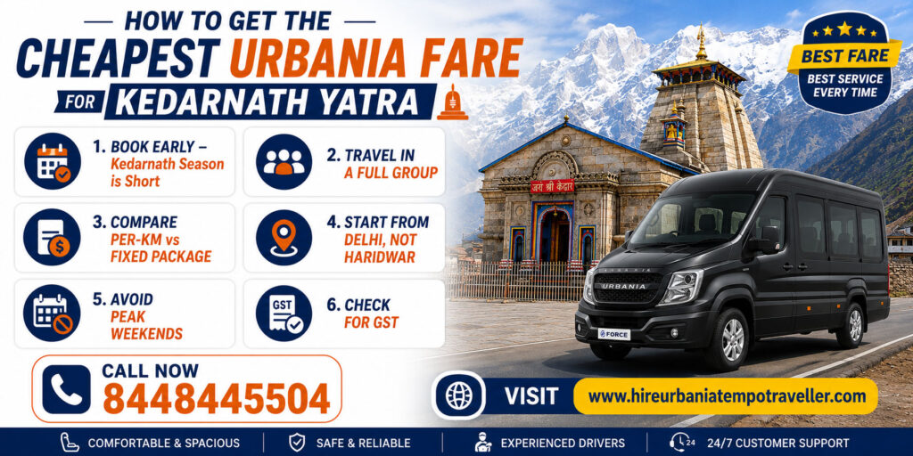 Cheapest Urbania Fare
