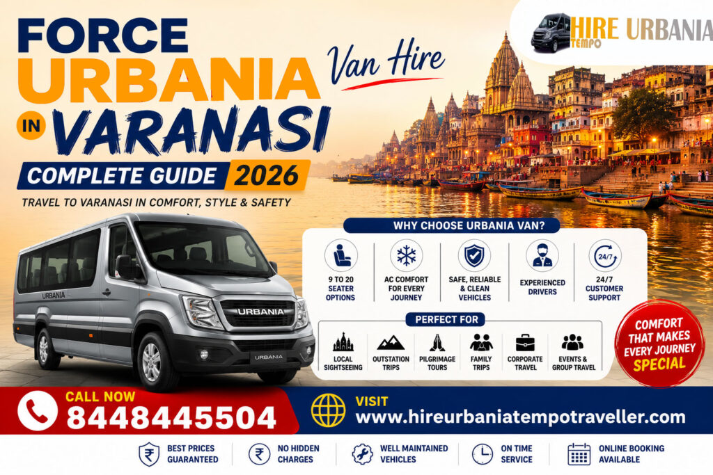 Urbania Van Hire Varanasi Fare